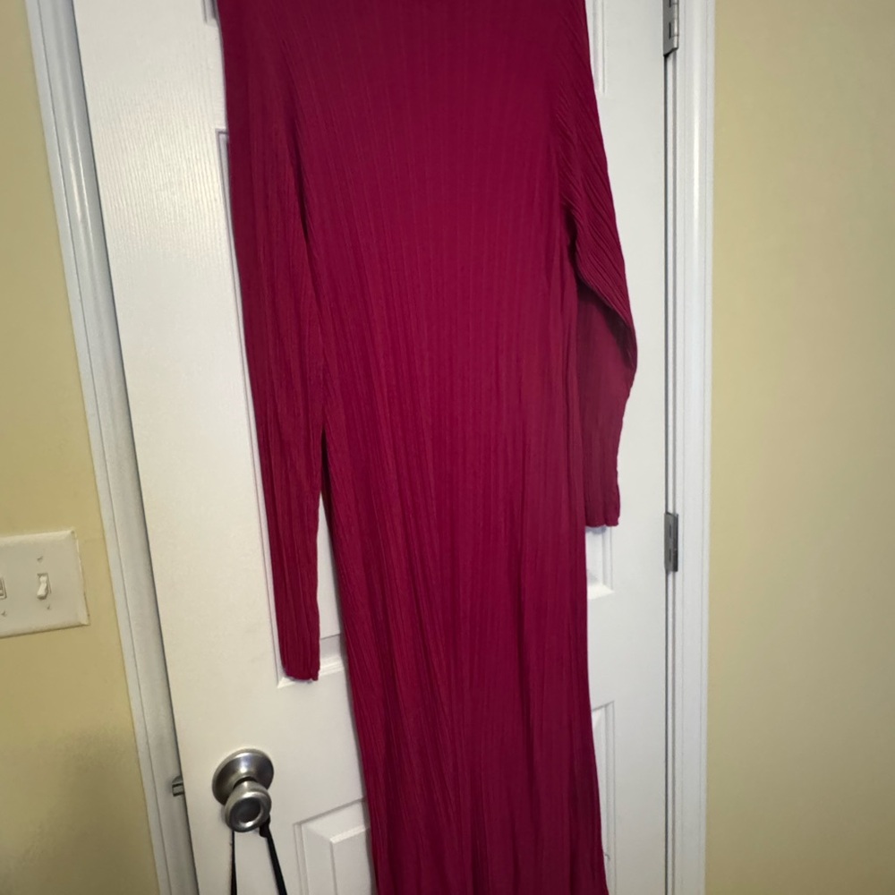 Pink Long Sleeve Dress